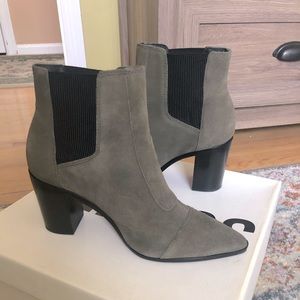 Schutz pointed toe booties